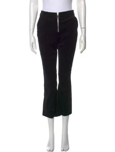 Pre-owned Frame Straight Leg Pants In Black