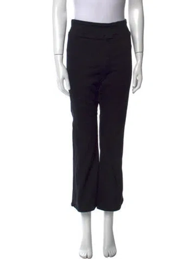 Pre-owned Frame Straight Leg Pants In Black