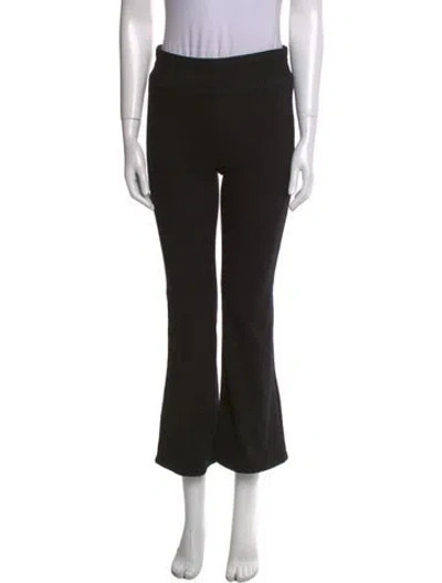 Pre-owned Frame Straight Leg Pants In Black