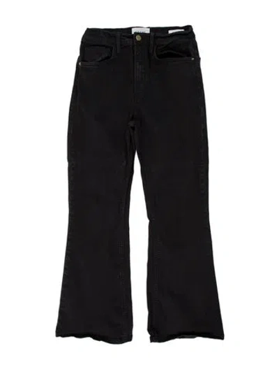 Pre-owned Frame Straight Leg Pants In Black