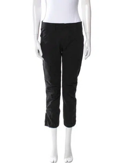 Pre-owned Frame Straight Leg Pants In Black