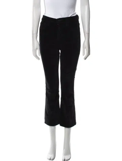 Pre-owned Frame Straight Leg Pants In Black