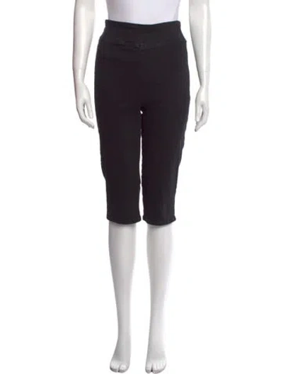 Pre-owned Frame Straight Leg Pants In Black