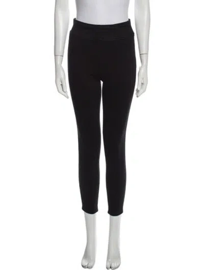 Pre-owned Frame Straight Leg Pants In Black