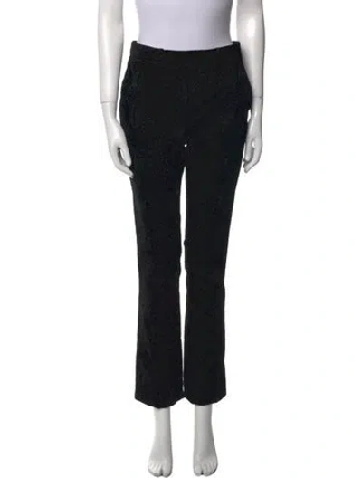 Pre-owned Frame Straight Leg Pants In Black