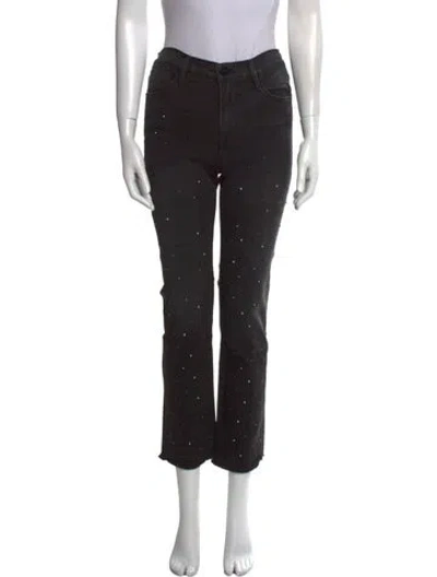Pre-owned Frame Straight Leg Pants In Black