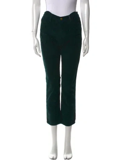 Pre-owned Frame Straight Leg Pants In Black