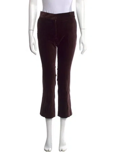 Pre-owned Frame Straight Leg Pants In Black