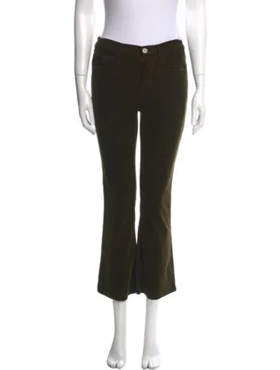Pre-owned Frame Straight Leg Pants In Black