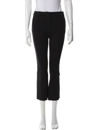 Pre-owned Frame Straight Leg Pants In Black