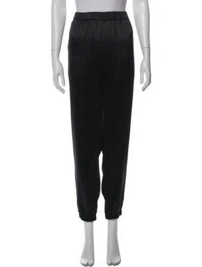 Pre-owned Frame Straight Leg Pants In Black