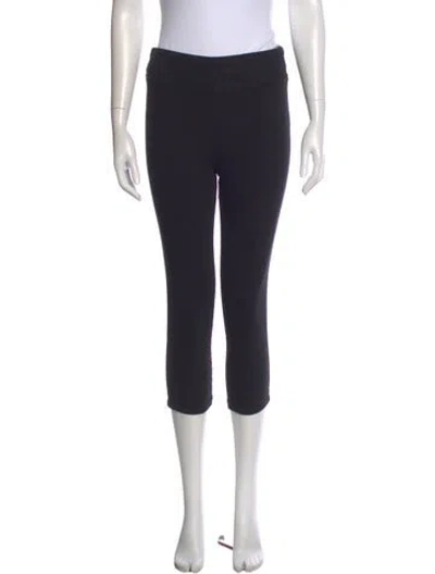 Pre-owned Frame Straight Leg Pants In Black