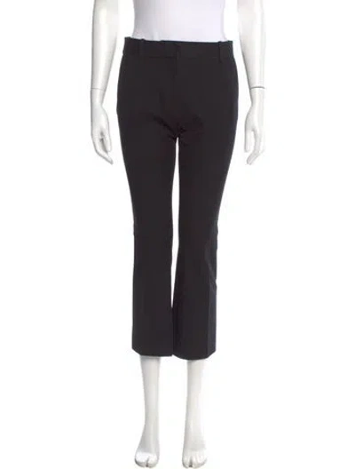 Pre-owned Frame Straight Leg Pants In Black