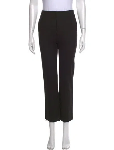 Pre-owned Frame Straight Leg Pants In Black