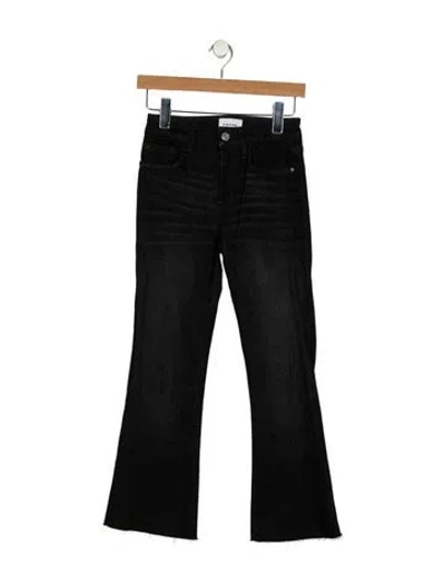 Pre-owned Frame Straight Leg Pants In Black