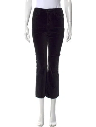 Pre-owned Frame Straight Leg Pants In Black
