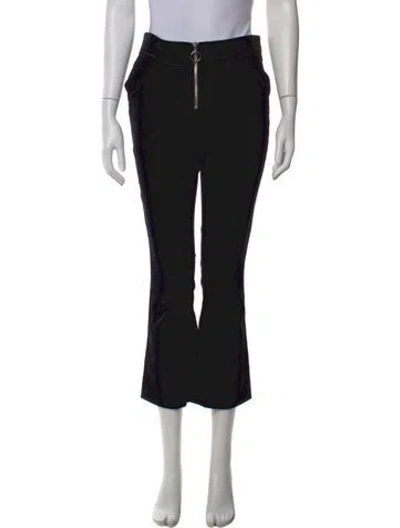 Pre-owned Frame Straight Leg Pants In Black