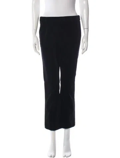 Pre-owned Frame Straight Leg Pants In Black