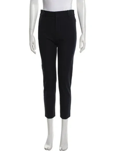 Pre-owned Frame Straight Leg Pants In Black