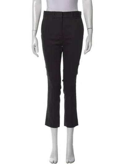 Pre-owned Frame Straight Leg Pants In Black