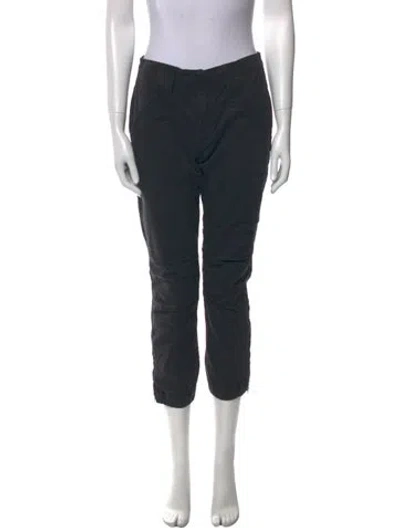 Pre-owned Frame Straight Leg Pants In Black