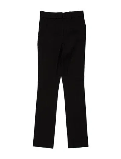 Pre-owned Frame Straight Leg Pants In Black