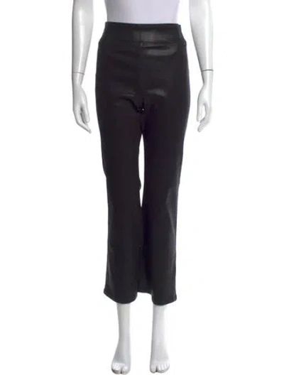 Pre-owned Frame Straight Leg Pants In Black