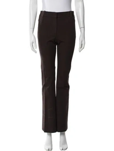 Pre-owned Frame Straight Leg Pants In Black
