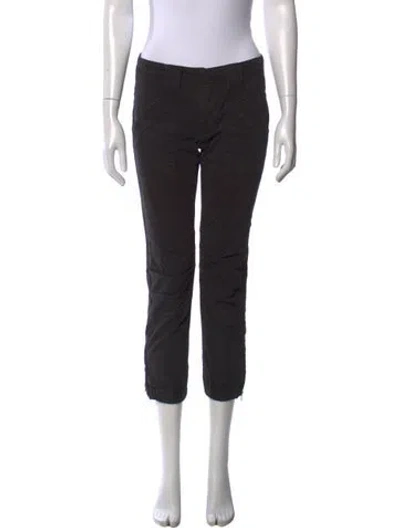 Pre-owned Frame Straight Leg Pants In Black