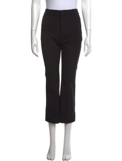 Pre-owned Frame Straight Leg Pants In Black