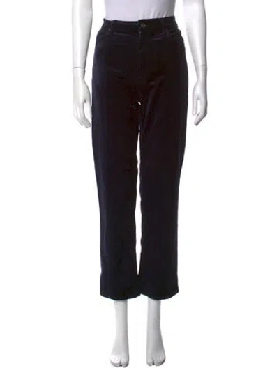 Pre-owned Frame Straight Leg Pants In Black
