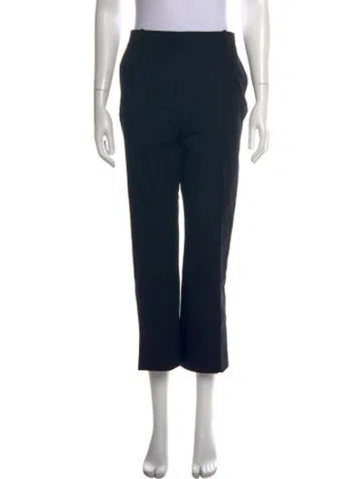 Pre-owned Frame Straight Leg Pants In Black