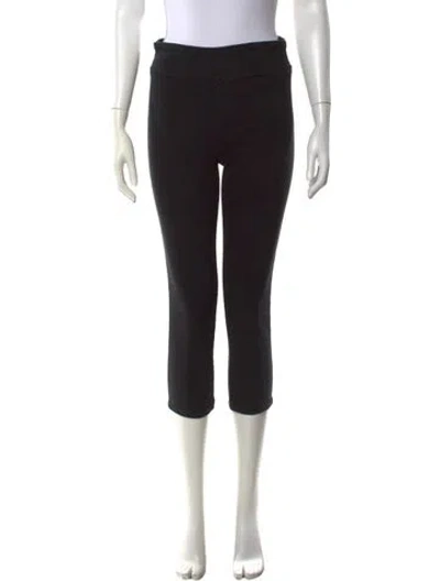 Pre-owned Frame Straight Leg Pants In Black