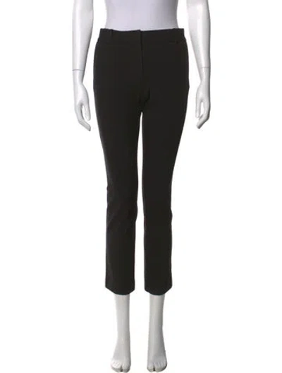 Pre-owned Frame Straight Leg Pants In Black