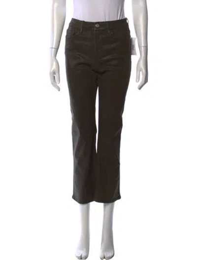Pre-owned Frame Straight Leg Pants In Black
