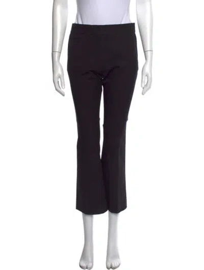Pre-owned Frame Straight Leg Pants In Black