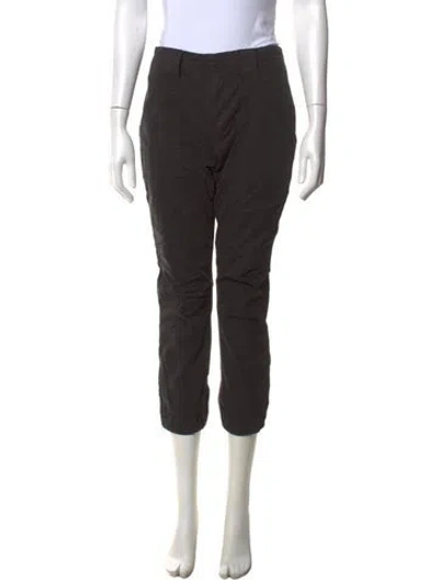 Pre-owned Frame Straight Leg Pants In Black