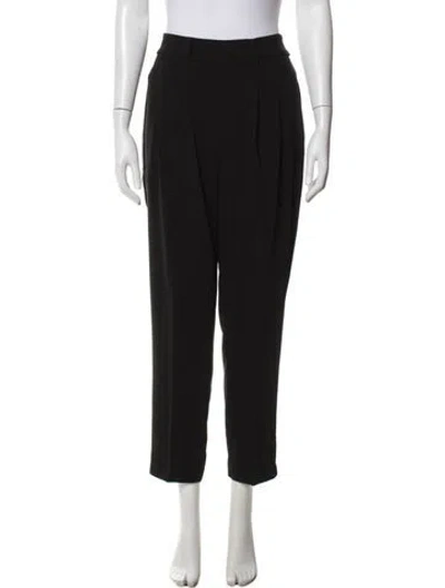 Pre-owned Frame Straight Leg Pants In Black