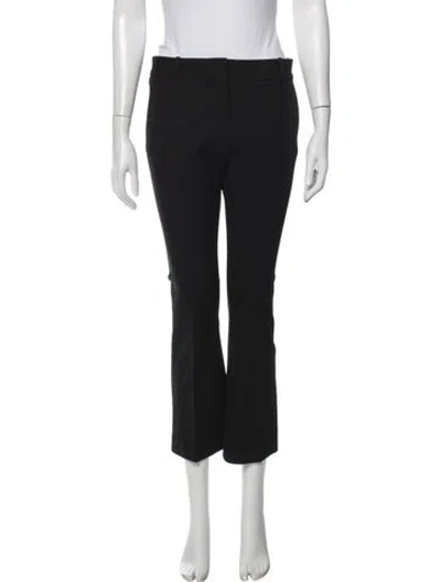 Pre-owned Frame Straight Leg Pants In Black