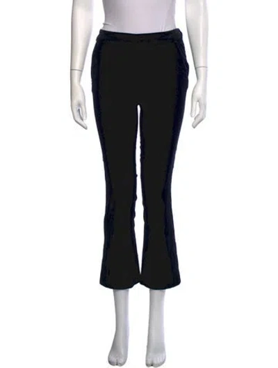 Pre-owned Frame Straight Leg Pants In Black