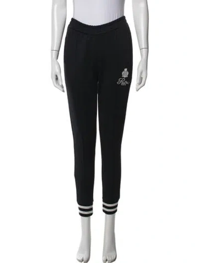 Pre-owned Frame Straight Leg Pants In Black