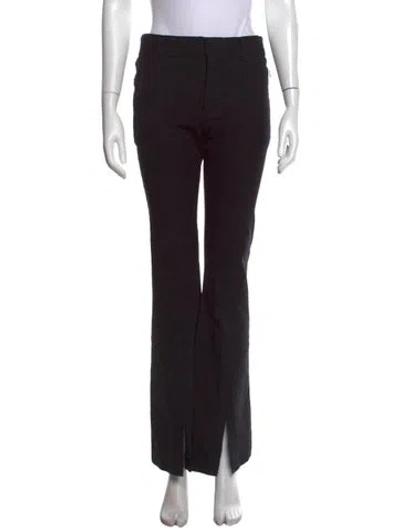 Pre-owned Frame Straight Leg Pants In Black