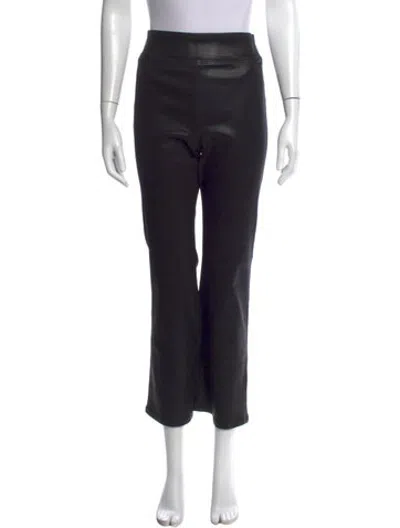 Pre-owned Frame Straight Leg Pants In Black