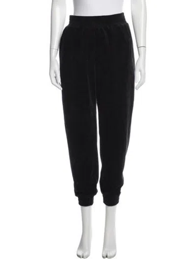 Pre-owned Frame Straight Leg Pants In Black