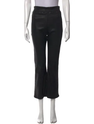Pre-owned Frame Straight Leg Pants In Black