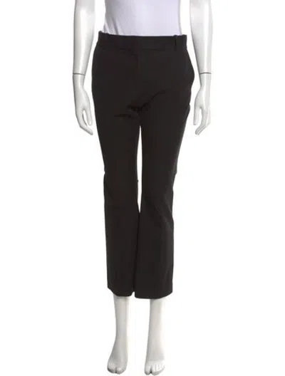 Pre-owned Frame Straight Leg Pants In Black
