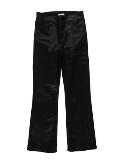 Pre-owned Frame Straight Leg Pants In Black