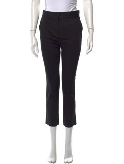 Pre-owned Frame Straight Leg Pants In Black