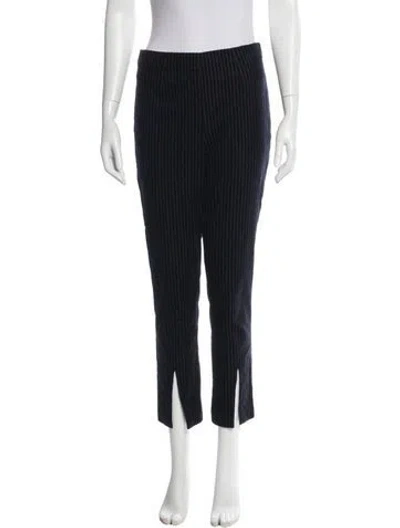 Pre-owned Frame Straight Leg Pants In Blue