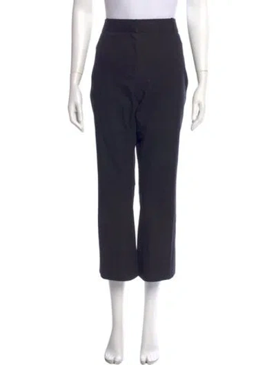 Pre-owned Frame Straight Leg Pants In Blue